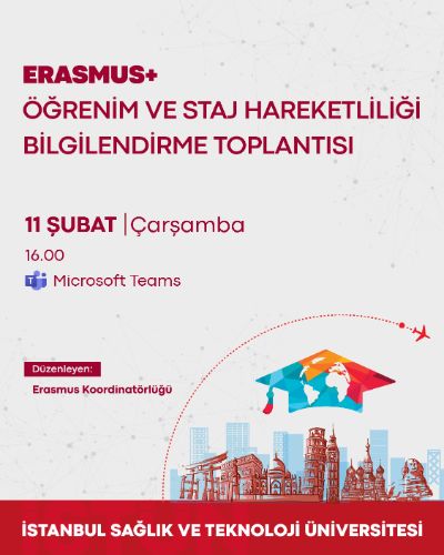 Erasmus+ Öğrenim ve Staj Hareketliliği Bilgilendirme Toplantısı