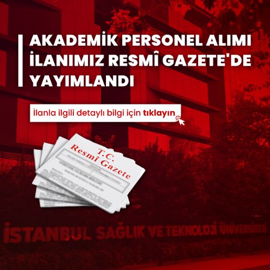 Akademik Personel Alım İlanı (Eczacılık Fakültesi)